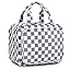 B-Grayish Blue Checkerboard
