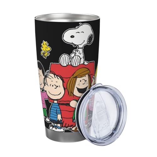 マグカップ スヌーピー コーヒーカップ コンビニカップ 保冷 保温 タンブラー ステンレス製 大容量 真空断熱マグ 蓋付き 持ち運び 直接ドリップ 車用 600ml Straw Three-piece Set