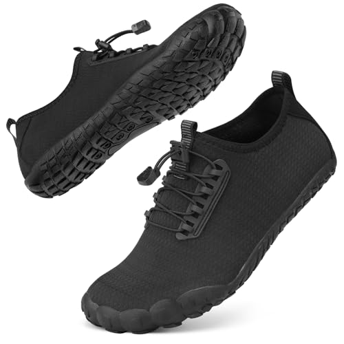 Barefoot Water Shoes Women Men Adult Hiking Swim Beach River Pool Hike Guarding Shoes Aqua Socks Protective Comfort Wide Toe Box Width Rock Climbing Vacation Outdoor 2026 New by ATHMILE - Used condition - US$10.00