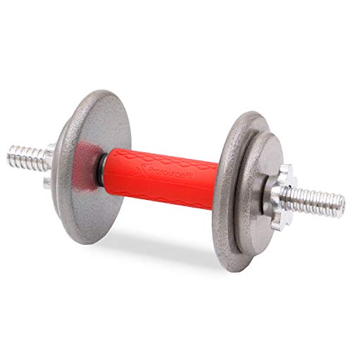 Image of ProsourceFit Thick Grips for Dumbbell and Barbell, 1.9-in Axle Bar Adapter for Weightlifting and Strength Training