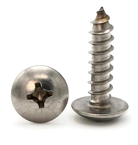 Phillips Truss Head Sheet Metal Screws 18-8 Stainless Steel - #6 x 1-1/4" Qty-250