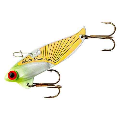 Heddon Rattling Sonar Flash Lure's (Chartreuse, 2 3/8-Inch, 1/2-Ounce)