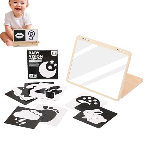 Support d'écran de carte et miroir d'éveil le cadeau de naissance