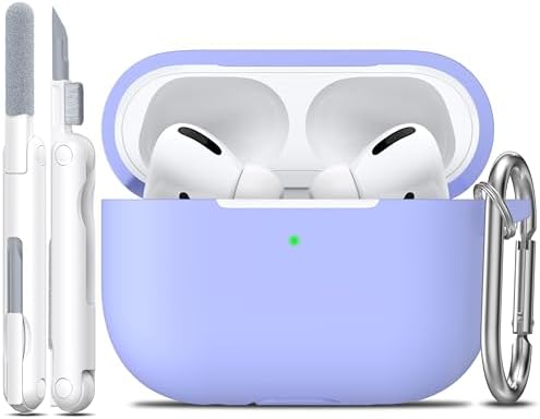 R-fun for AirPods Pro 2 Case Silicone Cover, Lilac