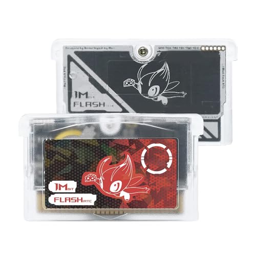 VBESTLIFE Cartucho RTC Regrabable, 32 MB de Almacenamiento, 1 MB de Memoria Flash, Cartucho de Juego para GBA, GBA SP, GB, Micro DS y Game Boy Player.