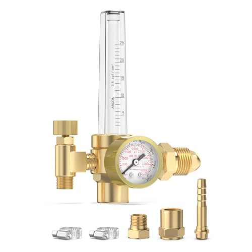 Image of Bestarc Argon/CO2 Mig Tig Flow Meter Gas Regulator Gauge Welding (ARG-2)