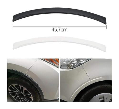 Protector universal para guardabarros y arcos de rueda blancos en pack de 2 unidades 2