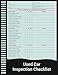 Used Car Inspection Checklist: Pre-Purchase Vehicle Inspection & Evaluation Record for Buyers and Inspectors.
