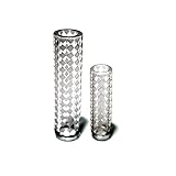 Victory Glassworks Hollow Checkerboard Quartz Pillar 2-Pack