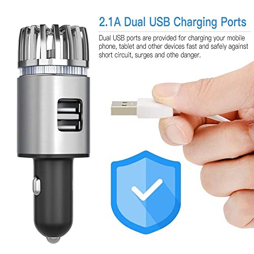 YAGVIZ Car Air Purifier with Dual Port Mobile Charger - Image 4