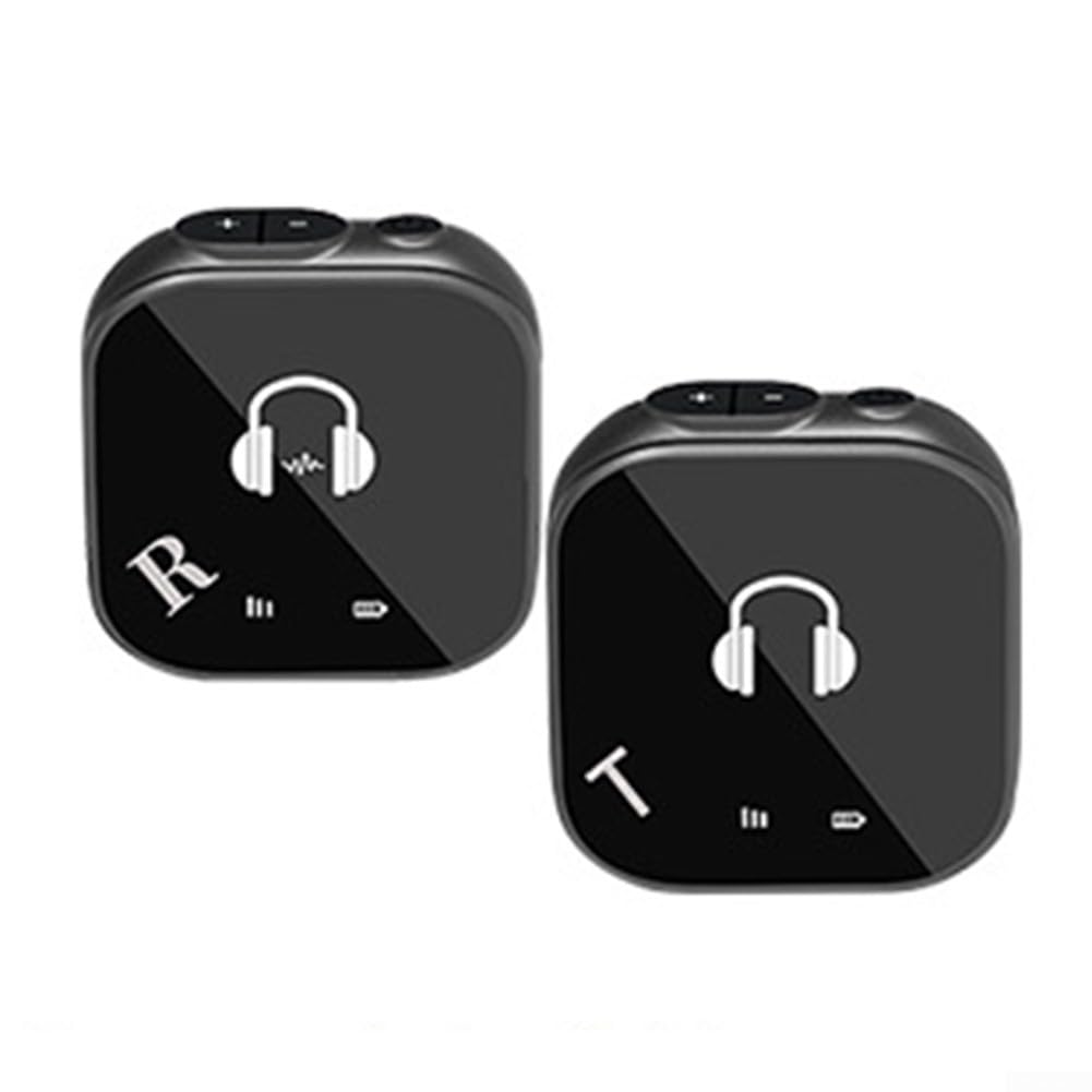 Auricolari senza fili 5.8G In Ear Monitor, Trasmettitore Professionale Ricevitore Wireless Cuffie, Fase