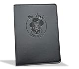 Jolis Papiers Fahrzeugschein Hülle für Zulassungsbescheinigung - Fahrzeugscheinetui Kreditkartenetui aus Kunstleder, Tasche für KFZ Fahrzeugschein, 3 Standorte für Ausweis/Karten (Lady Driver)