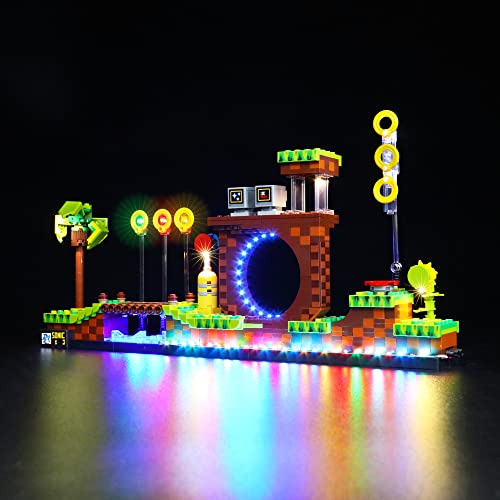 BrickBling Led Licht Set für Lego Sonic Green Hill Zone 21331 Baukasten (kein Lego-Modell enthalten, nur Lichter), Led…