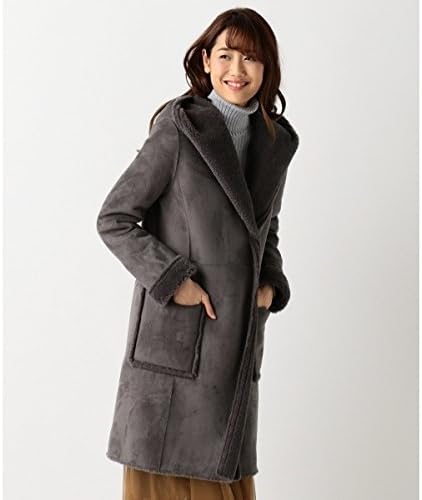 Amazon 組曲 L Kumikyoku L リバーシブル エコムートン コート グレー系 6 コート ジャケット 通販