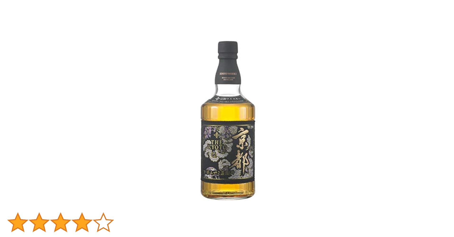 Amazon.co.jp: 京都ウイスキー 西陣織黒帯（ラベル）700ml 専用