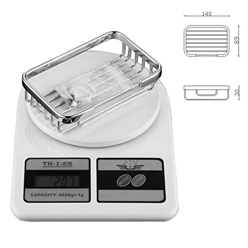 Thinktop Soap Dish For Shower Solid Brass Chrome Finished Bathroom Shower Soap Basket Toilet Soap Dishes Holder Wall Mounted #TOP5