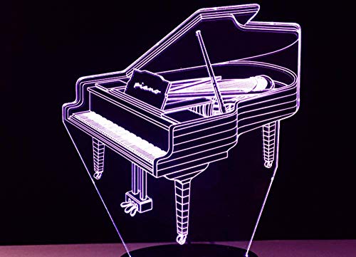 Preisvergleich Produktbild 3d bluetooth lautsprecher nachtlicht klavier mehrfarbige touch led farbverlauf tischlampe bluetooth musik nachtlicht party usb tischlampe schwarz basis tischlampe