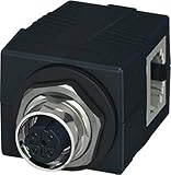 Phoenix Contact CUC Ethernet-Steckverbinder Buchse, 4-Port Rückseitenmontage abgewinkelt