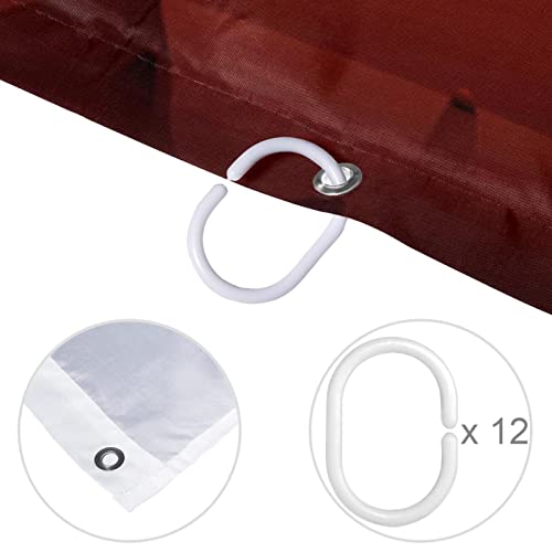 Rideau de douche anti-odeur et étanche Sunset Kangouroo pour stopper l'eau hors du bain - 5