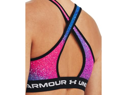 Image of Under Armour Crossback Mid Impact Heather Bra
