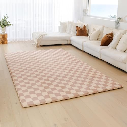 Muscle Mat Designer Relax Mat - 1.4 Thick Foam Base (Checkered 6.6 ft x 10 ft)