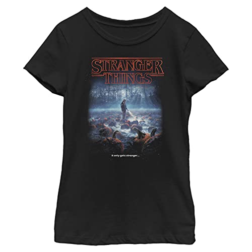 Netflix Stranger Things Strange Pumpkins Girls Short Sleeve Tee Shirt