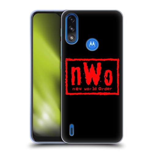 Head Case Designs Officially Licensed WWE Logo NWO Soft Gel Case Compatible with Moto E7 Power/Moto E7i Power
