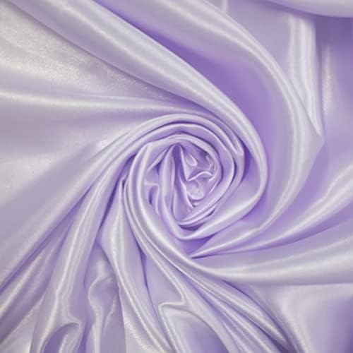 Textile Station Polyester/Poly Silk Silky Satin Fabric, Dressmaking, Wedding, Prom - Dress Craft Fabric Material 58" - 150 cm Wide Sold As 1 Meter Pre - Cut Lengths (Black, 1 Meter (PRE Cut))
