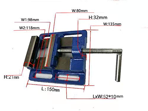 Hfs (R) Precision Drill Press Vise - Horizontal Verticle Vise (3In) #TOP5