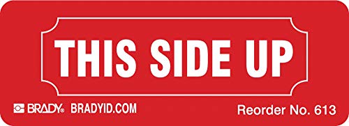 Brady, 613LS, Shipping Labels, 1-1/8 in. H, PK500