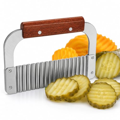 Stainless Steel Pickle Cutter Wavy Slicer