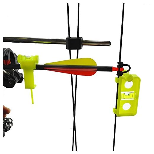e5e10 Outdoors Archery Hunting Bow and Arrow String Level Combo Kit Tuning and Mounting String Level Combo
