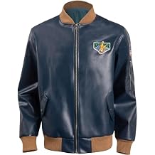 Mens Blue Resident RE4 Evil Leon S Kennedy Leather Jacket | Mens Motorcycle Leather Jacket Faux, XX-Small