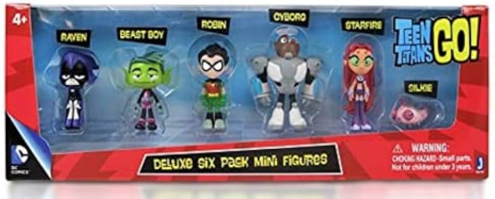 Teen Titans Go! ティーン タイタンズ 6体ミニフィギュアセット Buy Teen Titans Go! Action Figures 6-Pack, 2 inches Online at Low