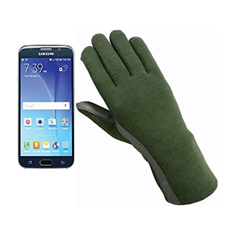 ONETAC OUTDOOR Touch Screen Nomex Flight Flyer Pilot Operator Duty Gloves (XX-Large) Cover