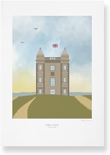 The Cage, Lyme Park, Illustration Print | The perfect ART GIFT for Cheshire, residents past and present