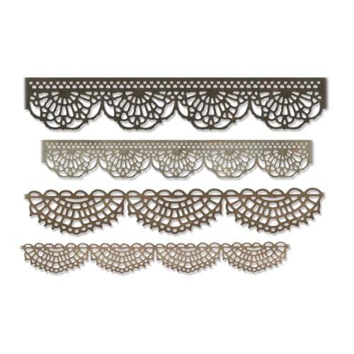 Sizzix, Multi Color, Thinlits Die Set , Crochet by Tim Holtz, 4 Pack, One Size Sizzix, Multi Color, Thinlits Die Set , Crochet by Tim Holtz, 4 Pack, One Size