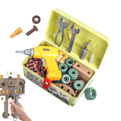 Jouets pédagogiques pour perceuse - Finis les écrans grâce au vissage créatif