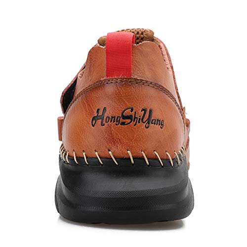 GOSPT Mens Beach Loafers Outdoor Summer Closed Toe Fisherman Sandals Water Shoes3