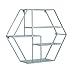Produktbild C-Bin1 Dekorations-Regal, Hexagon auf der Wand-Wand-hängenden Eisen-Kunst-Rückstand-Gestell-kreativer dekorativer Rahmen-Parfüm-Gestell-verschiedenem Regal-Blumen-Stand 35 * 20 * 60CM Mehr Dekoration