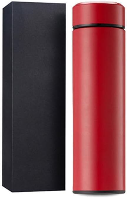 Car Thermal Mug for Renault Scenic Vision,Stainless Steel Travel Mug Water Bottle Coffee Mug Vacuum Flask Leakproof for Hot & Cold Drinks Car Accesories 500ml,Red