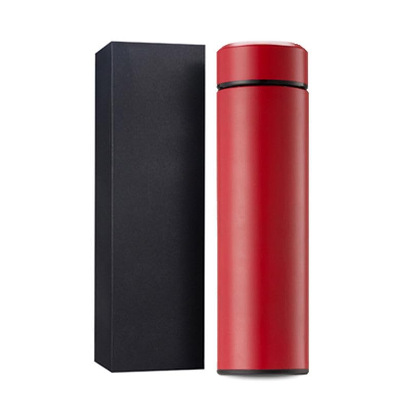 HLGFS Car Thermal Mug for Mercedes-Benz B 180,Stainless Steel Travel Mug Water Bottle Coffee Mug Vacuum Flask Leakproof for Hot & Cold Drinks Car Accesories 500ml,Red