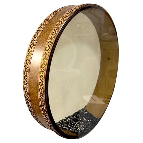 Tambour à ondes de 30.5 cm instrument de musique marron pour adulte
