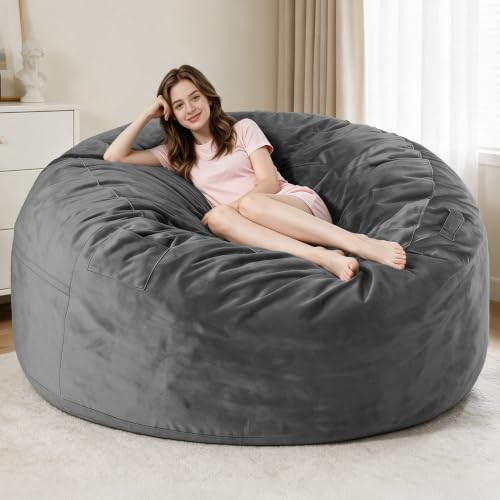 Homguava 6FT Bean Bag Chairs for Adults,Giant Adult Bean Bag Chair,BeanBag