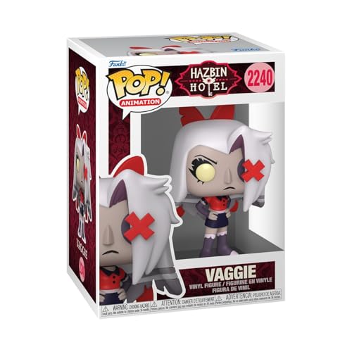 Funko Pop! Animation: Hazbin Hotel - Vaggie - Probabilità di 1/6 per la Variante ChaseASE - Figura in Vinile da Collezione - Idea Regalo - Merchandising Ufficiale - Giocattoli per Bambini e Adulti