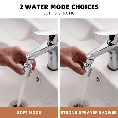 Aérateur de robinet en laiton massif Waternymph finition chrome