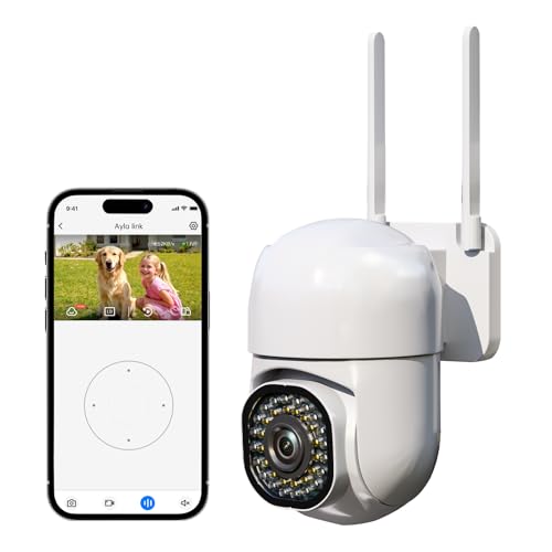 Ayla link 3MP Security Camera Outdoor, 2K HD Cameras for