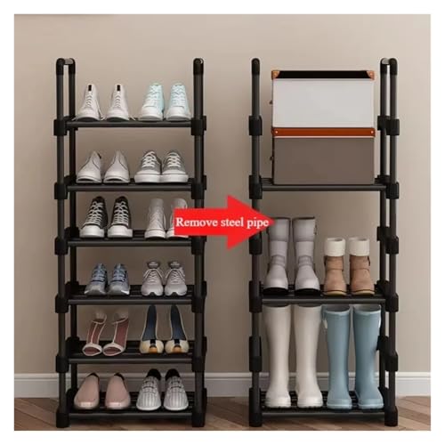 Meuble de rangement simple pour chaussures étagère compacte 4 niveaux gain de place - 7