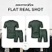 Dokotoo Men Mens 2 Piece Outfits Fashion Short Sleeve T Shirts and Drawstring Shorts Set Summer Tracksuits Set with 2 Pockets Blackish Green Small