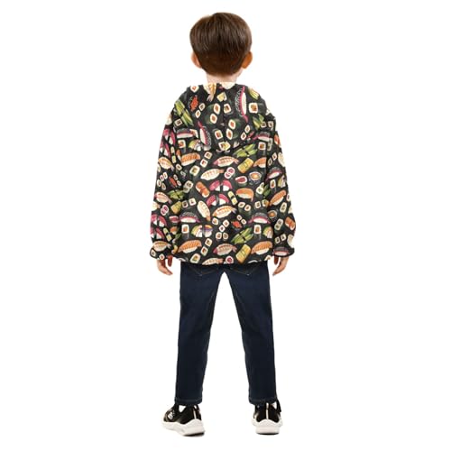 CHIFIGNO Cute Cartoon Planets Outerwear Jackets with Hood Toddler Hoodies for Fall Winter Toddler Zip up Hoodie Boy 3-10Y4